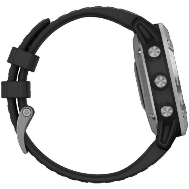 Garmin Fenix 6 Solar Silver with black band (010-02410-00)