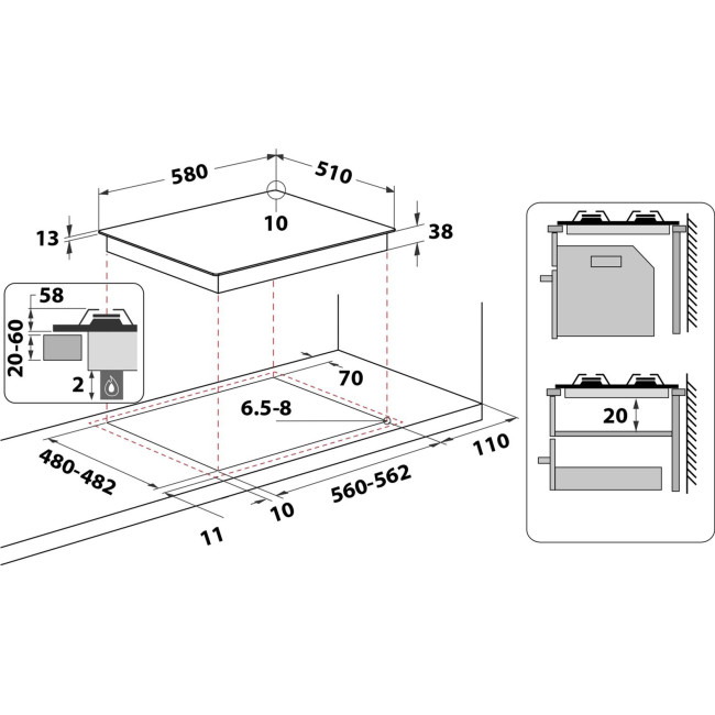 Варочная поверхность Whirlpool TGML 660 NB