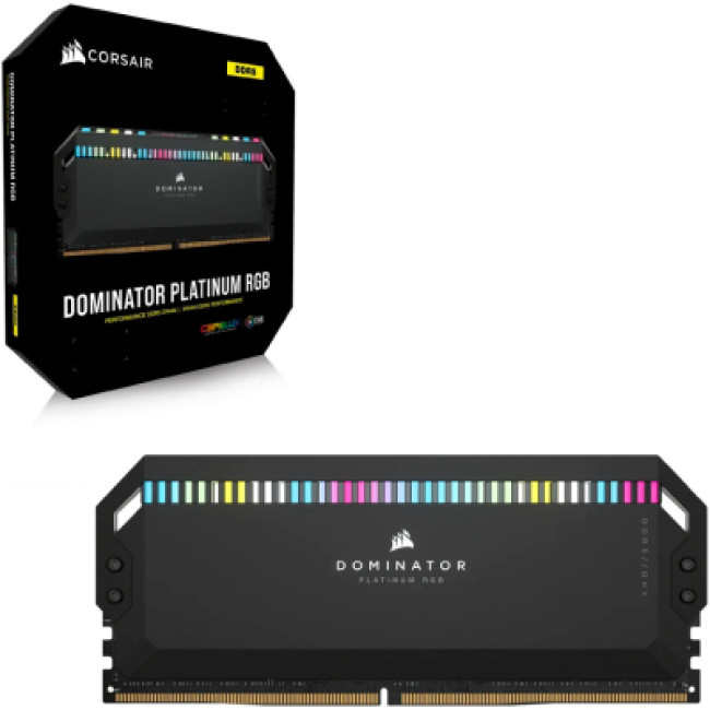 Corsair 64 GB (2x32GB) DDR5 6000 MHz DOMINATOR PLATINUM RGB (CMT64GX5M2B6000C30)