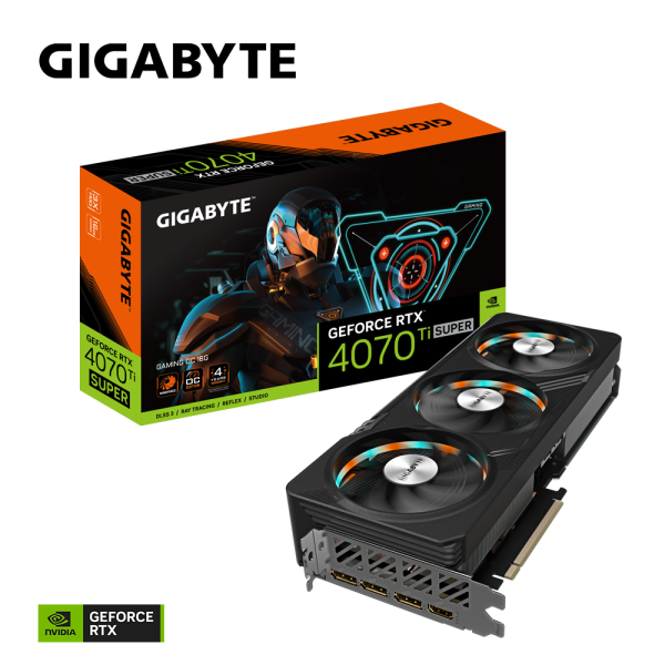 Gigabyte GeForce RTX4070Ti SUPER 16Gb GAMING OC (GV-N407TSGAMING OC-16GD)