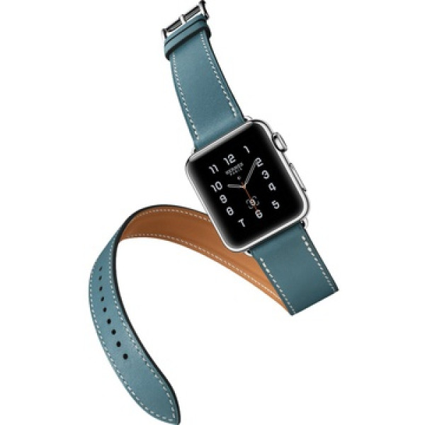 Умные часы Apple Watch Hermes Double Tour 38mm with Bleu Jean Leather Band