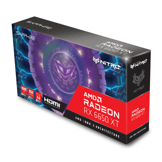 Видеокарта Sapphire Radeon RX 6650 XT 8Gb NITRO+ (11319-01-20G)