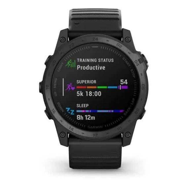 Garmin Tactix 7 – Standard Edition Premium Tactical GPS Watch with Silicone Band (010-02704-00/01)