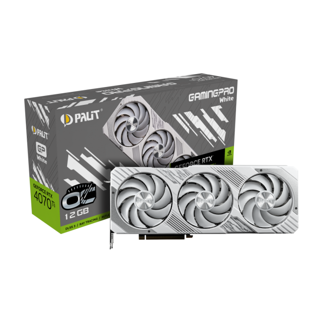 Palit GeForce RTX 4070 Ti GamingPro White OC (NED407TV19K9-1043W)