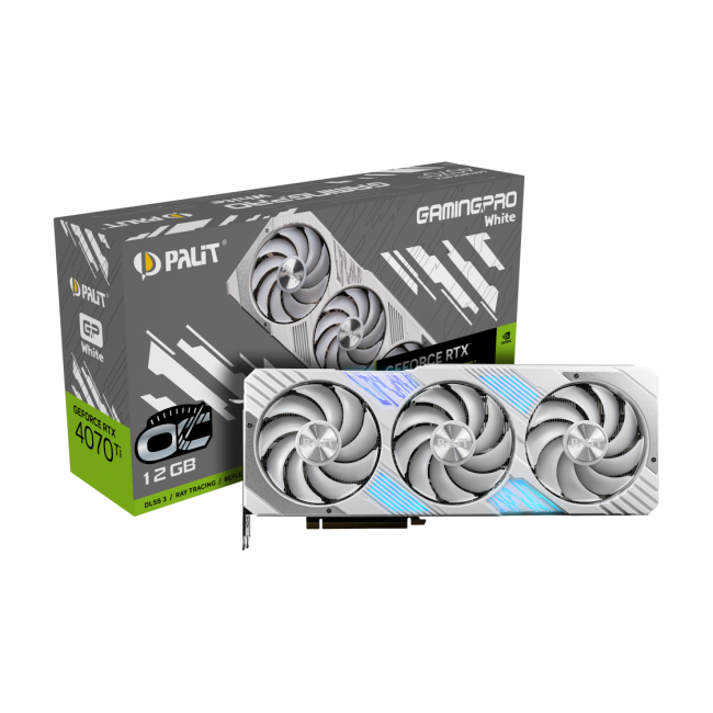 Palit GeForce RTX 4070 Ti GamingPro White OC (NED407TV19K9-1043W)