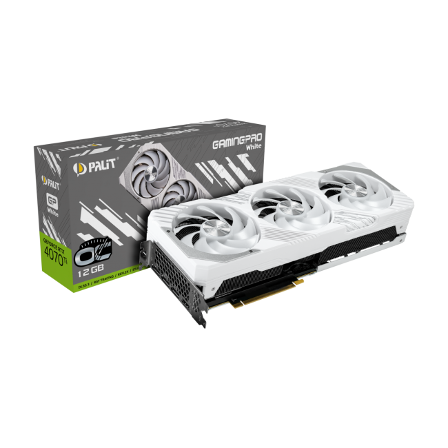 Palit GeForce RTX 4070 Ti GamingPro White OC (NED407TV19K9-1043W)