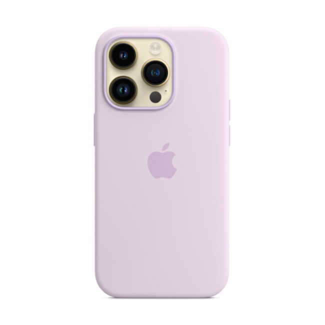 Apple iPhone 14 Pro Silicone Case with MagSafe - Lilac (MPTJ3)