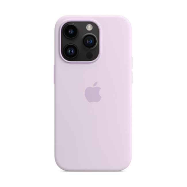 Apple iPhone 14 Pro Silicone Case with MagSafe - Lilac (MPTJ3)