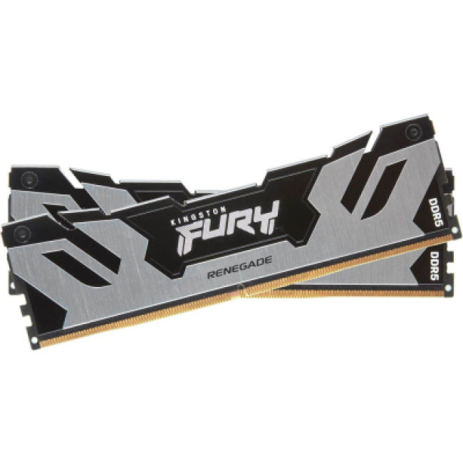 Модуль памяти Kingston FURY 64 GB (2x32GB) DDR5 6000 MHz Renegade Black/Silver (KF560C32RSK2-64)