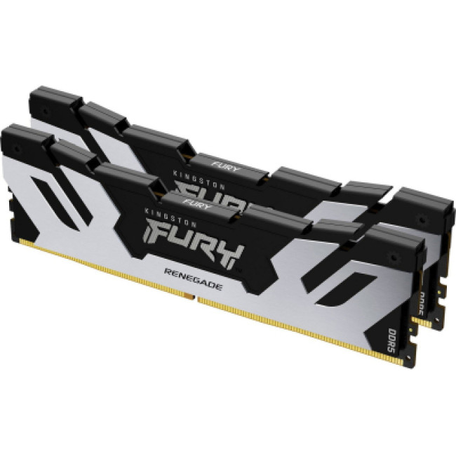 Модуль памяти Kingston FURY 64 GB (2x32GB) DDR5 6000 MHz Renegade Black/Silver (KF560C32RSK2-64)