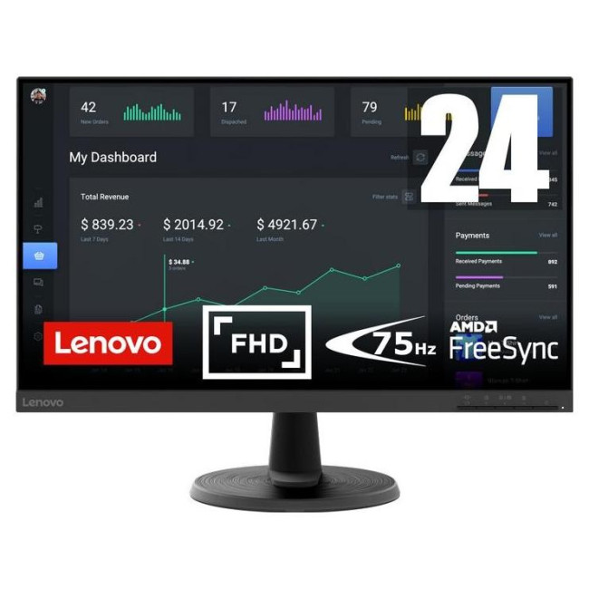 Монитор LENOVO D24-40 (67A2KAC6EU)