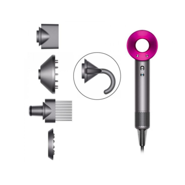 Dyson Supersonic HD07 Iron/Fuchsia (386732-01)