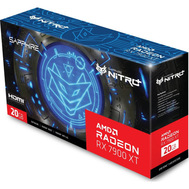 Sapphire Nitro+ Radeon RX 7900 XT Vapor-X 20GB GDDR6 (11323-01-40G)