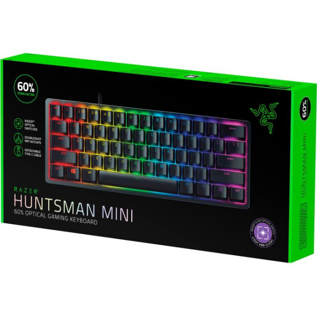 Клавіатура Razer Huntsman mini Red Switch ENG (RZ03-03390200-R3M1)