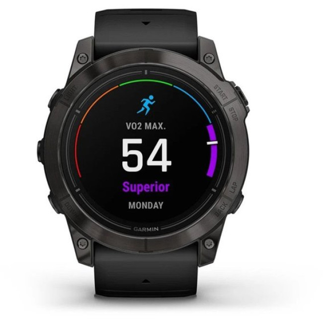 Garmin Epix Pro Gen 2 Sapphire 51mm Carbon G. DLC Tit. with Black Band (010-02804-00/01)