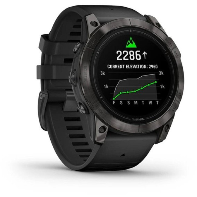 Garmin Epix Pro Gen 2 Sapphire 51mm Carbon G. DLC Tit. with Black Band (010-02804-00/01)