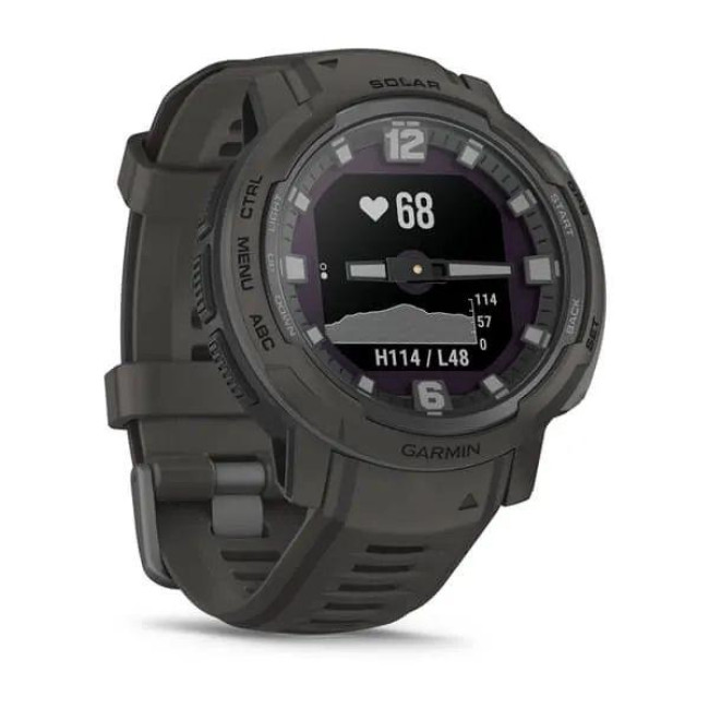 Смарт-часы Garmin Instinct Crossover Solar Graphite (010-02730-11/01)