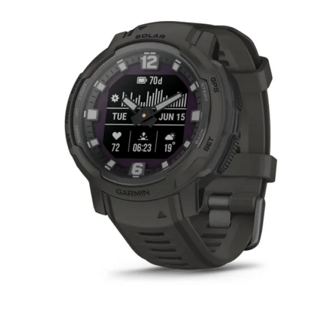 Смарт-часы Garmin Instinct Crossover Solar Graphite (010-02730-11/01)