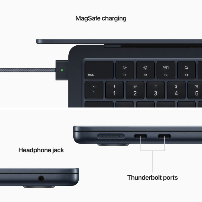 Apple MacBook Air M2 13'' 8-Core CPU/8-Core GPU/16GB/256GB Midnight (Z160000DB/Z16000132)