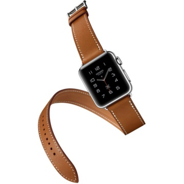 Умные часы Apple Watch Hermes Double Tour 38mm with Fauve Barenia Leather Band