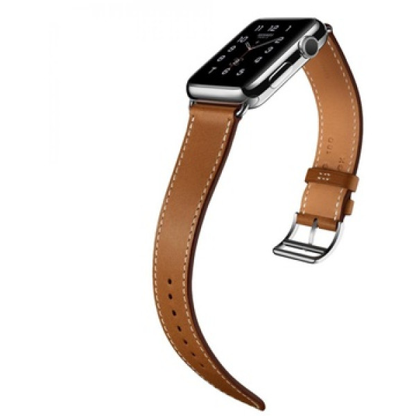 Умные часы Apple Watch Hermes Single Tour 38mm with Fauve Barenia Leather Band (MLCN2)