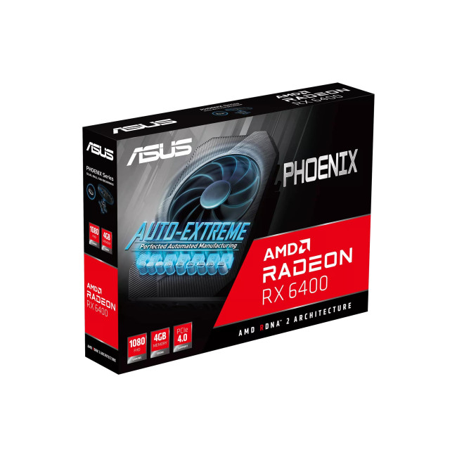 Видеокарта Asus Radeon RX 6400 4Gb (PH-RX6400-4G)