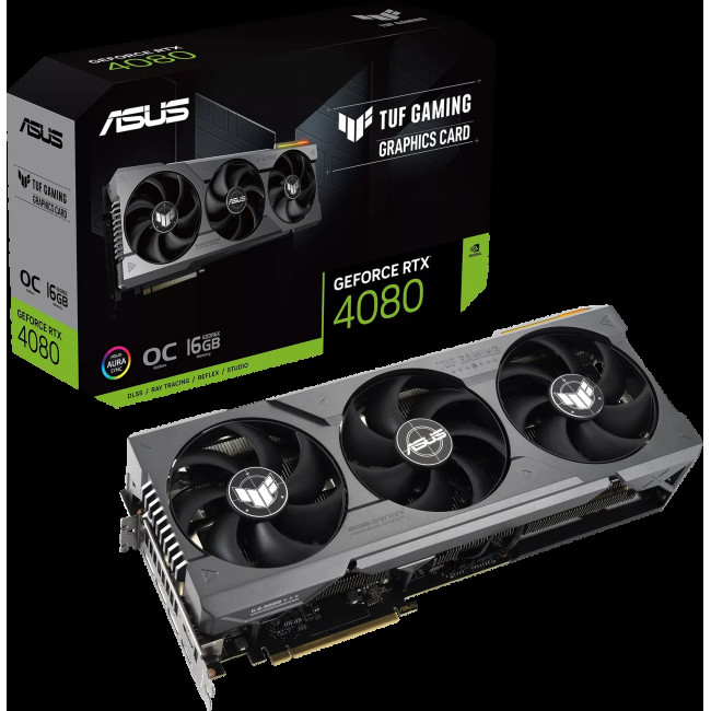 Видеокарта Asus GeForce RTX4080 16Gb TUF OC GAMING (TUF-RTX4080-O16G-GAMING)