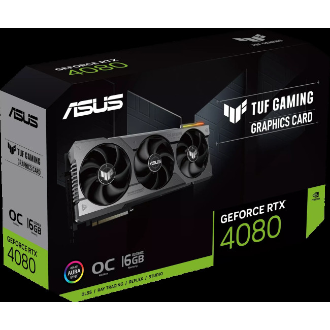 Видеокарта Asus GeForce RTX4080 16Gb TUF OC GAMING (TUF-RTX4080-O16G-GAMING)