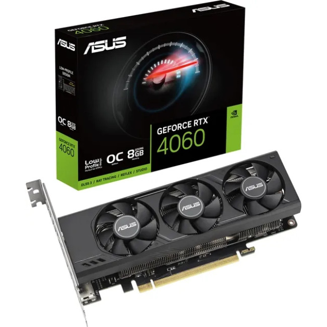 Видеокарта Asus GeForce RTX 4060 LP BRK OC 8192MB (RTX4060-O8G-LP-BRK)