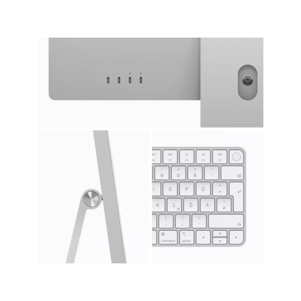 Apple iMac 24 M3 2023 Silver (Z19D0001W) - купити онлайн в інтернет-магазині