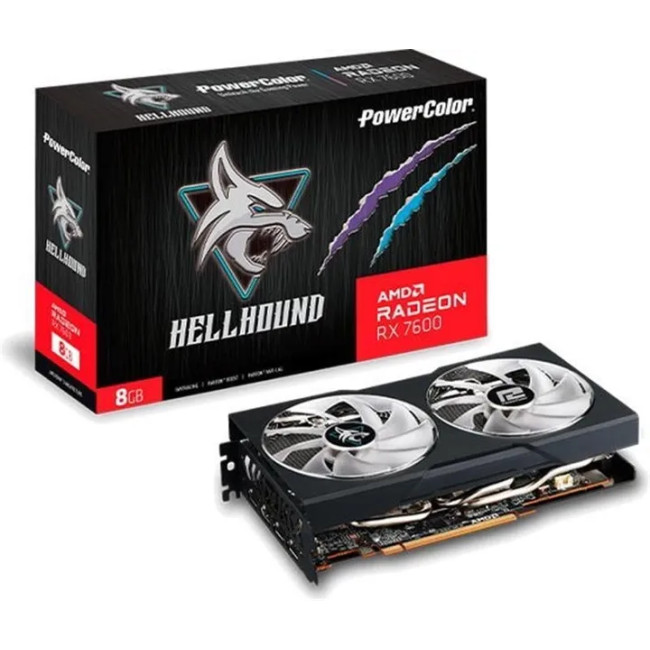 PowerColor Radeon RX 7600 8 GB Hellhound (RX 7600 8G-L/OC)