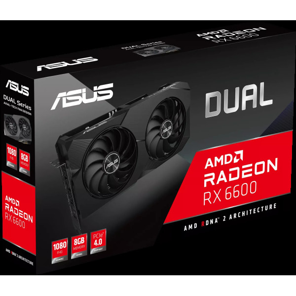 Asus Radeon RX 6600 8Gb DUAL (DUAL-RX6600-8G-V2)