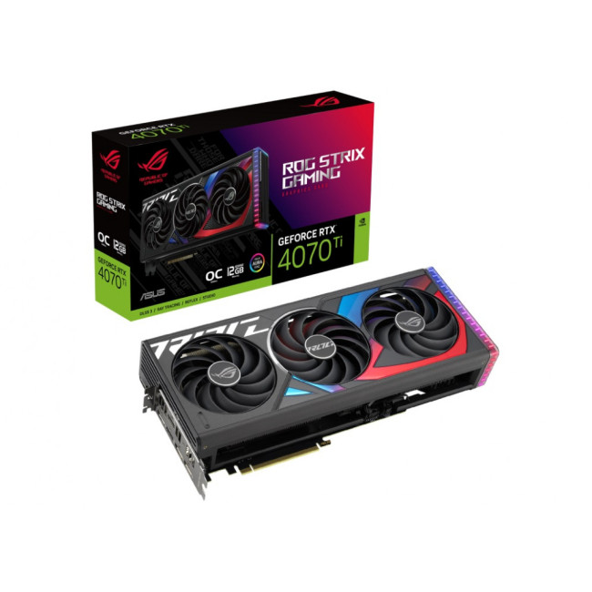 Видеокарта ASUS GeForce RTX4070Ti 12Gb ROG STRIX OC GAMING (ROG-STRIX-RTX4070TI-O12G-GAMING)