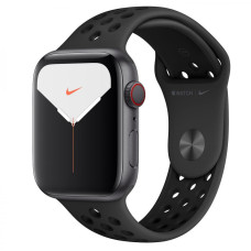Apple Watch Series 5 GPS + LTE 44mm Space Gray Aluminum w. Anthracite/Black Nike Sp Band (MX3A2/MX3F