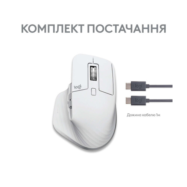 Logitech MX Master 3S For Mac Pale Grey (910-006572)