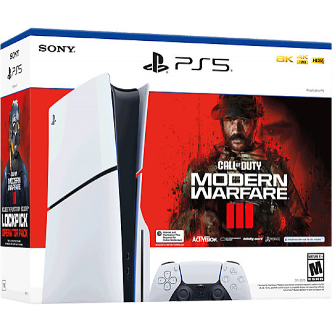 Sony PlayStation 5 Slim 1TB Call of Duty Modern Warfare III Bundle (1000037794)