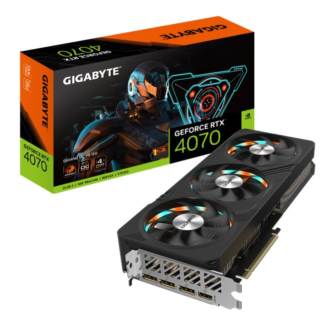 Gigabyte GeForce RTX4070 12Gb GAMING OC V2 (GV-N4070GAMING OCV2-12G) - мощная видеокарта для игр