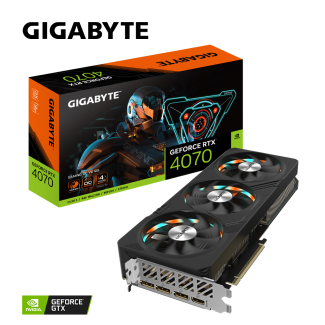 Gigabyte GeForce RTX4070 12Gb GAMING OC V2 (GV-N4070GAMING OCV2-12G) - мощная видеокарта для игр