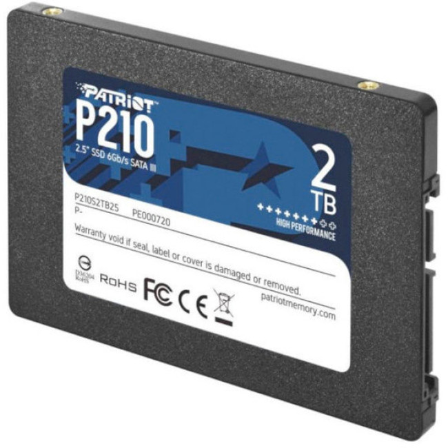 SSD накопитель PATRIOT P210 2 TB (P210S2TB25)