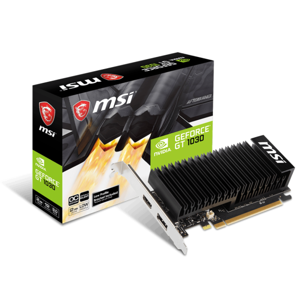 MSI GeForce GT 1030 2GHD4 LP OC 2GB DDR4 (GT 1030 2GHD4 LP OC)