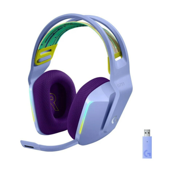 Навушники Logitech Lightspeed Wireless RGB Gaming Headset G733 Lilac (981-000890)