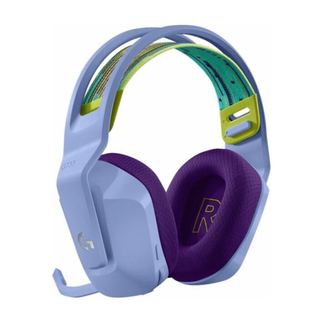 Навушники Logitech Lightspeed Wireless RGB Gaming Headset G733 Lilac (981-000890)