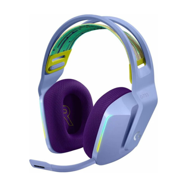 Навушники Logitech Lightspeed Wireless RGB Gaming Headset G733 Lilac (981-000890)