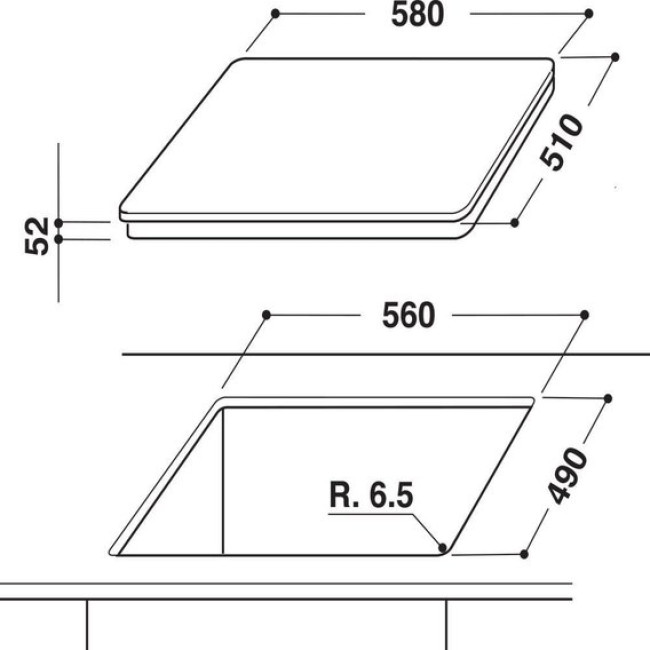 Варочная поверхность Whirlpool ACM 823/NE