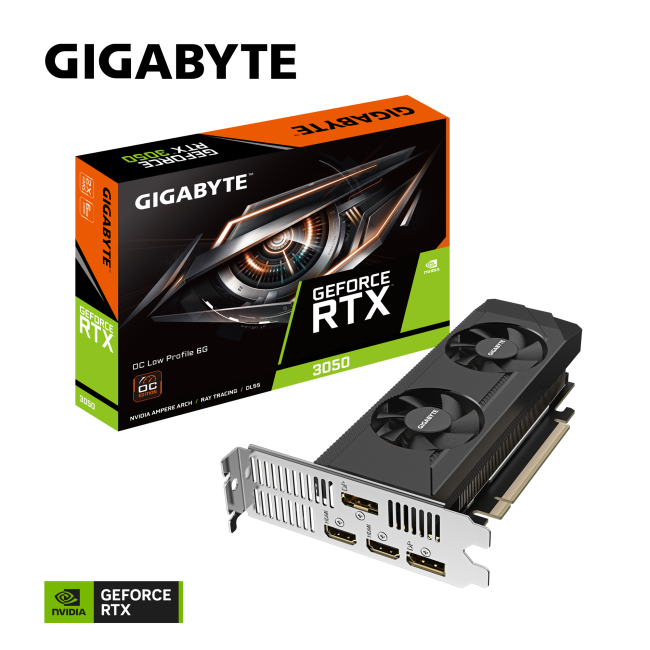 Gigabyte GeForce RTX3050 6Gb OC LP (GV-N3050OC-6GL)