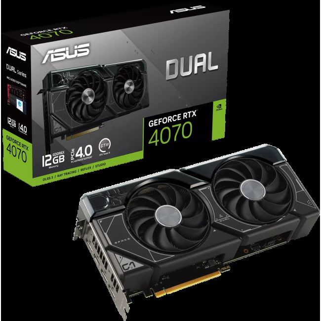 Видеокарта ASUS GeForce RTX4070 12Gb DUAL (DUAL-RTX4070-12G)