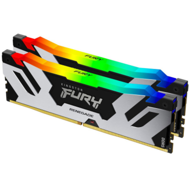 Модуль памяти Kingston FURY 96 GB (2x48GB) DDR5 6000 MHz Renegade RGB (KF560C32RSAK2-96)