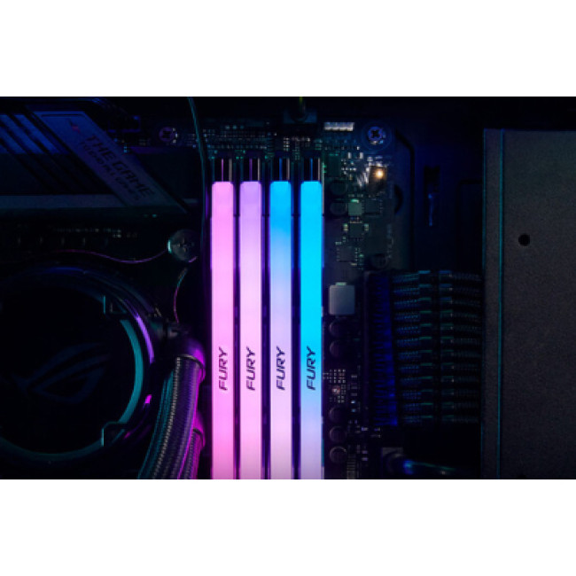 Модуль памяти Kingston FURY 96 GB (2x48GB) DDR5 6000 MHz Renegade RGB (KF560C32RSAK2-96)