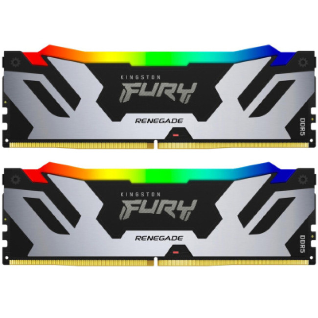 Модуль памяти Kingston FURY 96 GB (2x48GB) DDR5 6000 MHz Renegade RGB (KF560C32RSAK2-96)