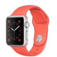 Apple Watch Sport 38mm Silver Aluminum Case with Apricot Sport Band (MMF12)